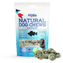 Frigera Natural Dog Chews Cod Snacks Torske Bidder 250g